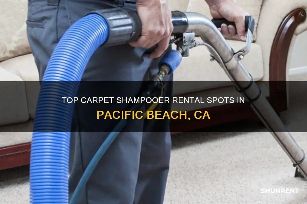 where to rent carpet shampooerin pacific beach ca