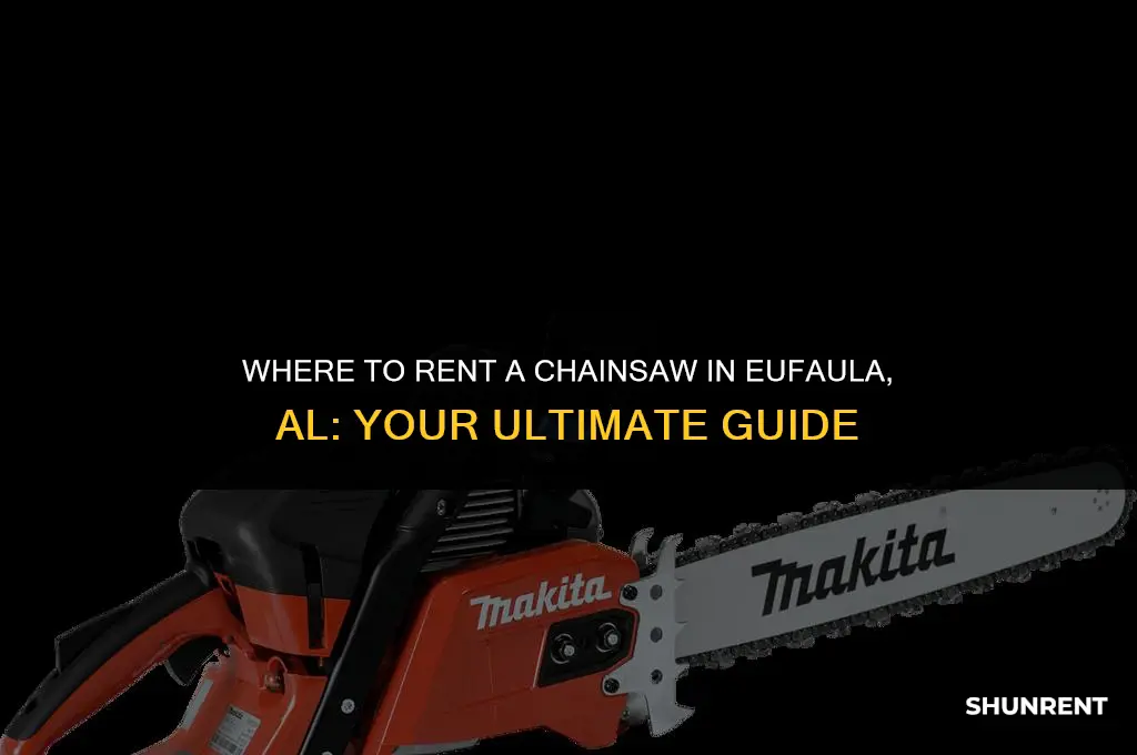 where to rent chainsaw in eufaula al