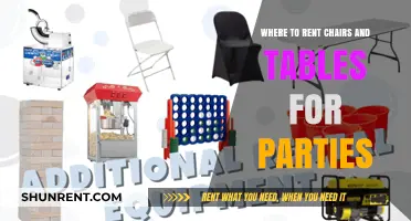 Top Party Rental Spots: Chairs, Tables, and More for Your Event