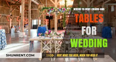 Top Wedding Rental Services for Chairs and Tables Nationwide