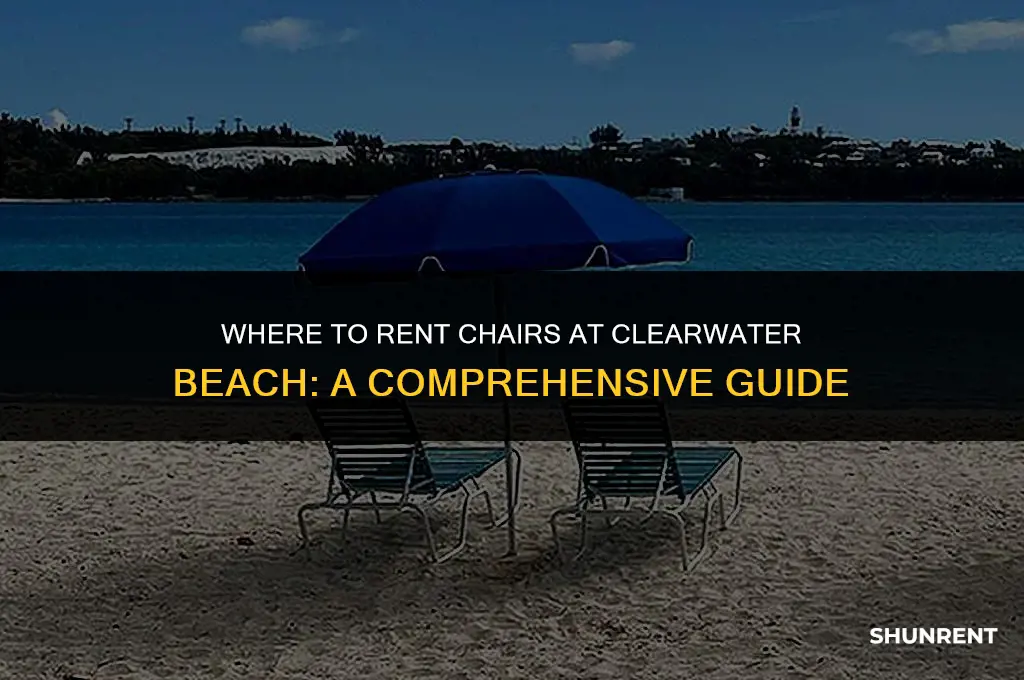 where to rent chairs at clearwater beach