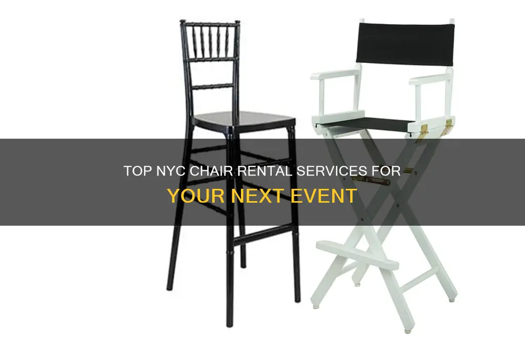 where to rent chairs for an event in nyc
