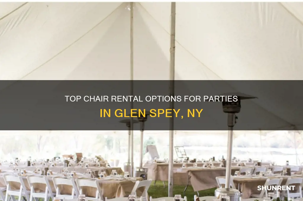 where to rent chairs for party glen spey ny