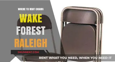 Where to Rent Chairs in Wake Forest, Raleigh: Top Options