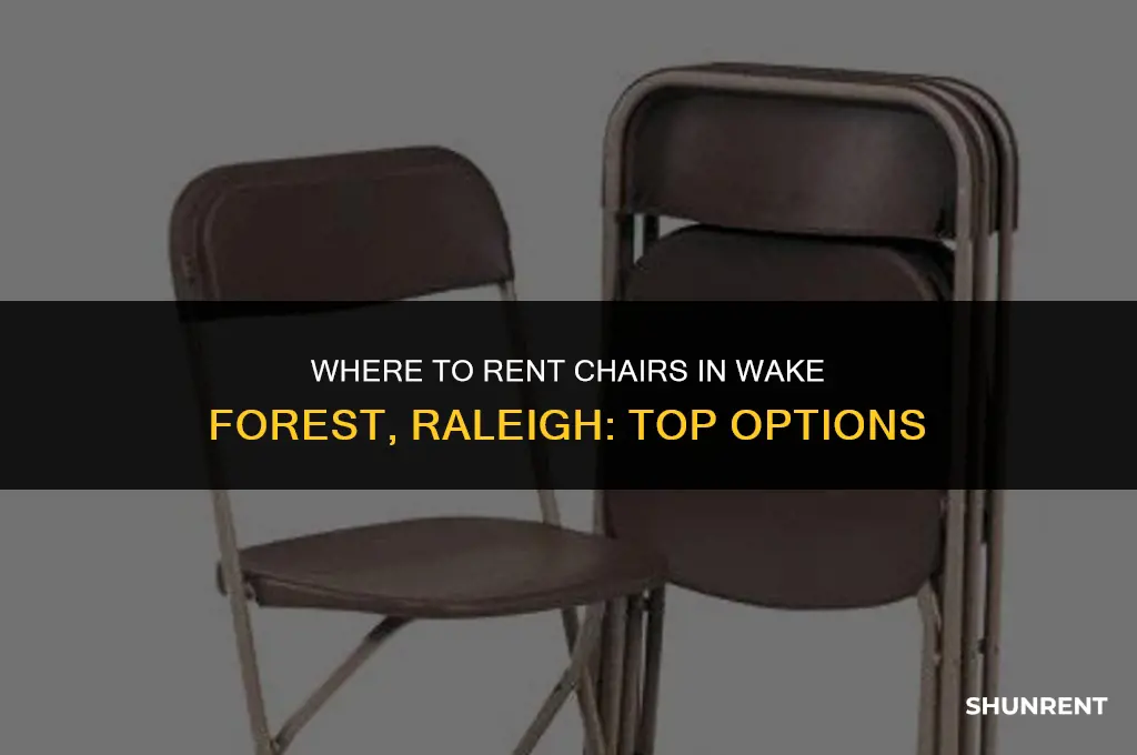 where to rent chairs wake forest raleigh