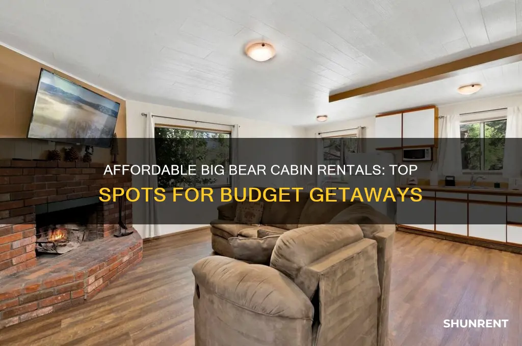 where to rent cheap cabins in big bear