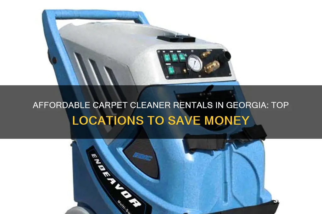 where to rent cheap carpet cleaners at in ga