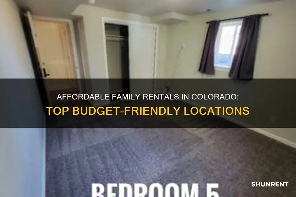 where to rent cheap for a family in colorado