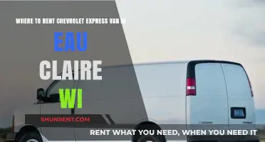 Rent a Chevrolet Express Van in Eau Claire, WI: Top Options