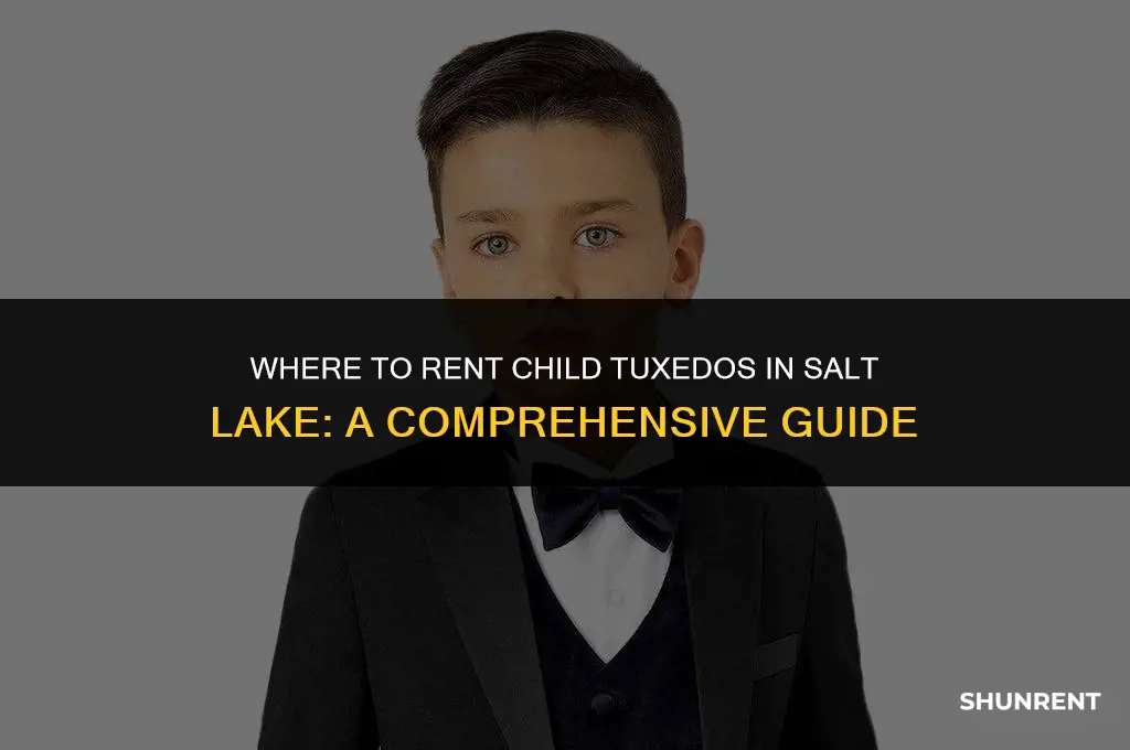 where to rent child tuxedo salt lake
