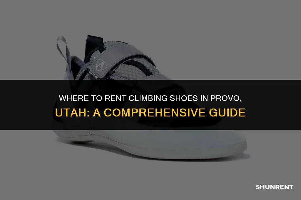 where to rent climbing shoes provo utah