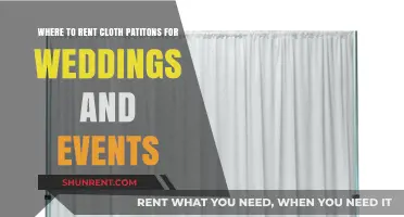 Rent Cloth Partitions for Weddings and Events: Top Sources