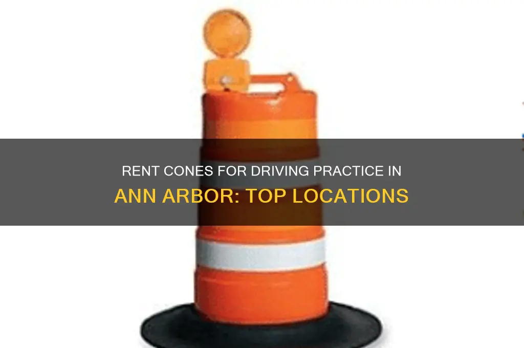 where to rent cones for driving practice ann arbor