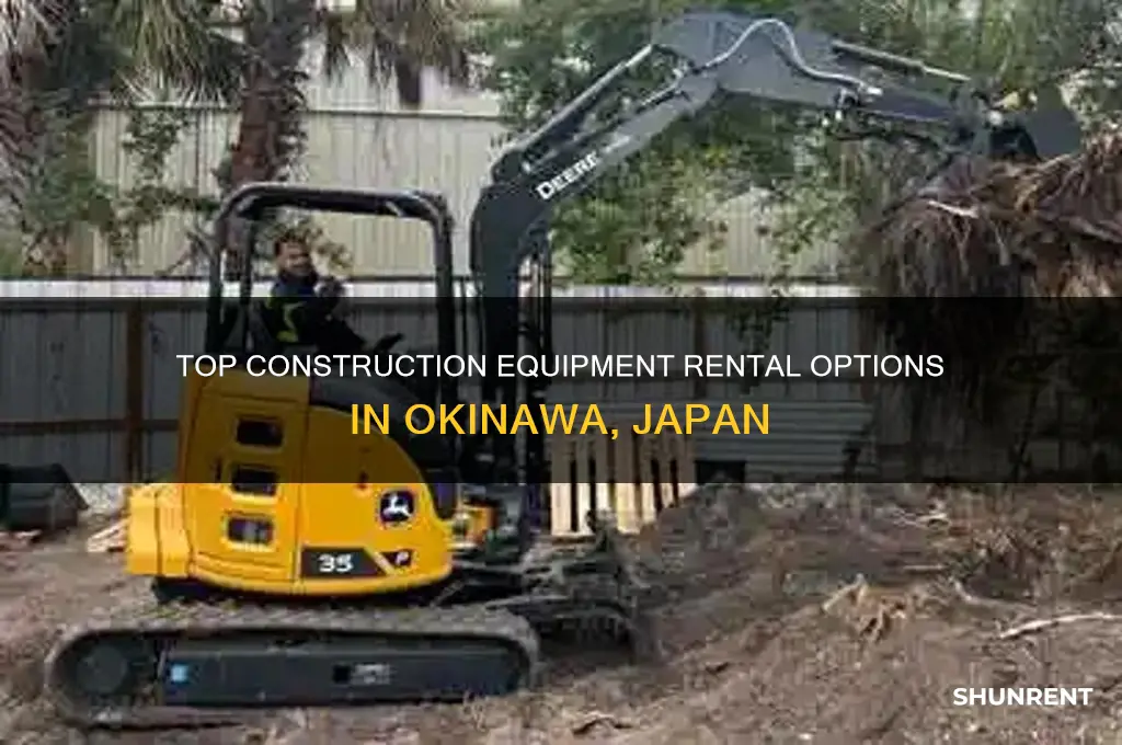 where to rent construction equipment in okinawa japan