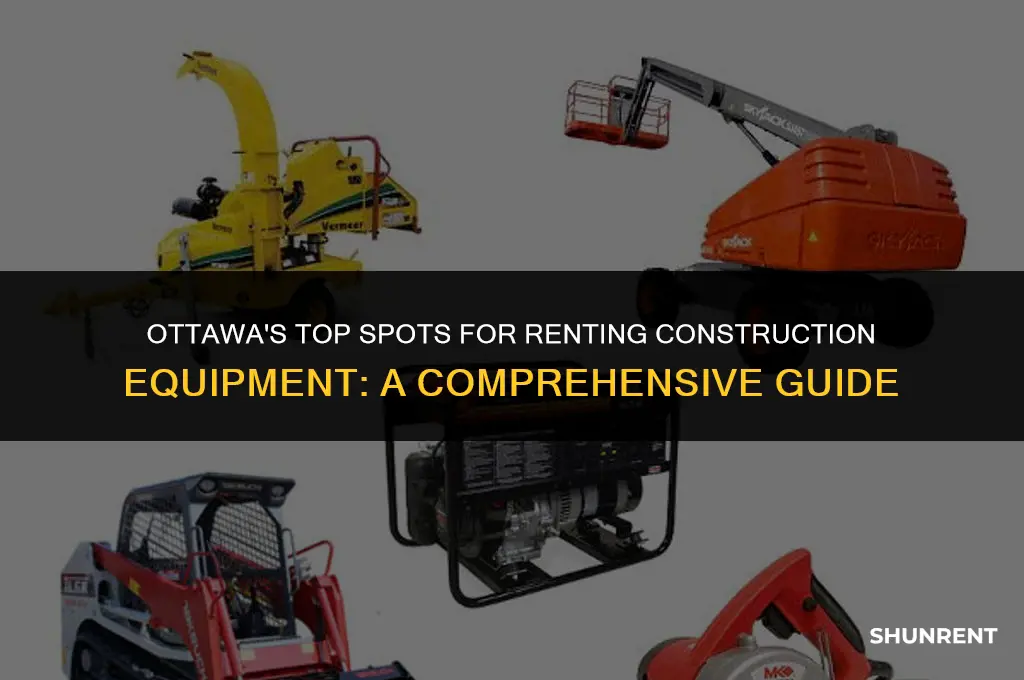 where to rent construction equipment in ottawa