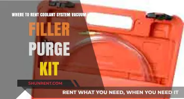 Renting Coolant System Vacuum Filler Purge Kits: Top Locations and Tips