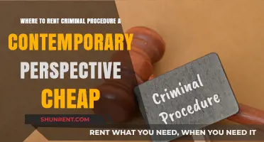 Affordable Rentals for Criminal Procedure: Contemporary Perspective Guide