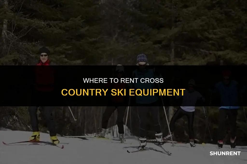where to rent cross country ski equipment