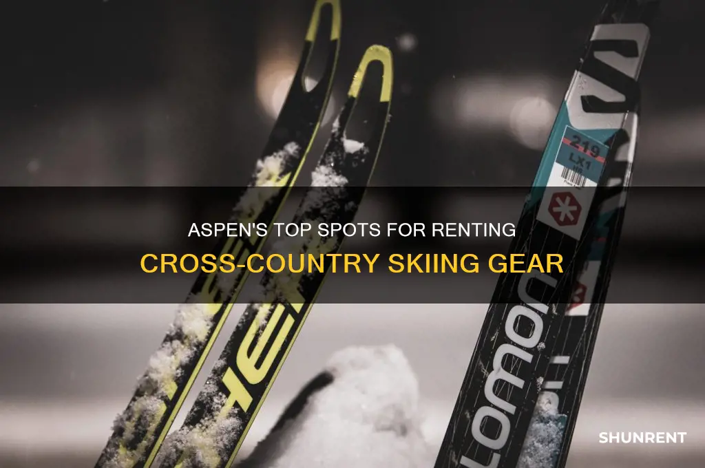 where to rent cross country skiing equipment in aspen