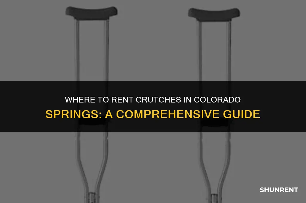 where to rent crutches in colorado springs