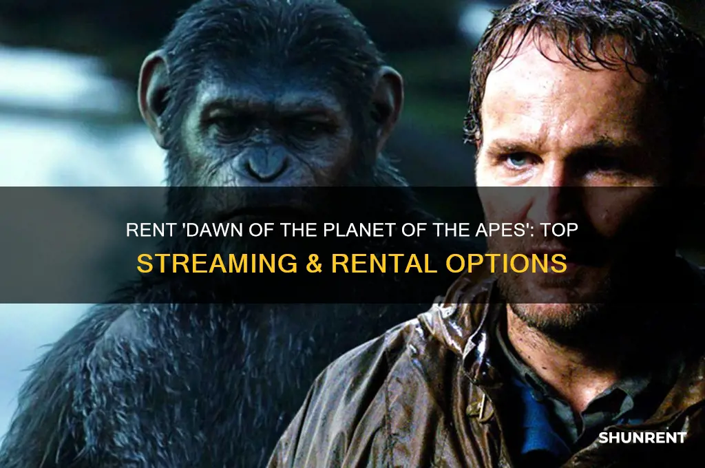 where to rent dawn of the planet of the apes