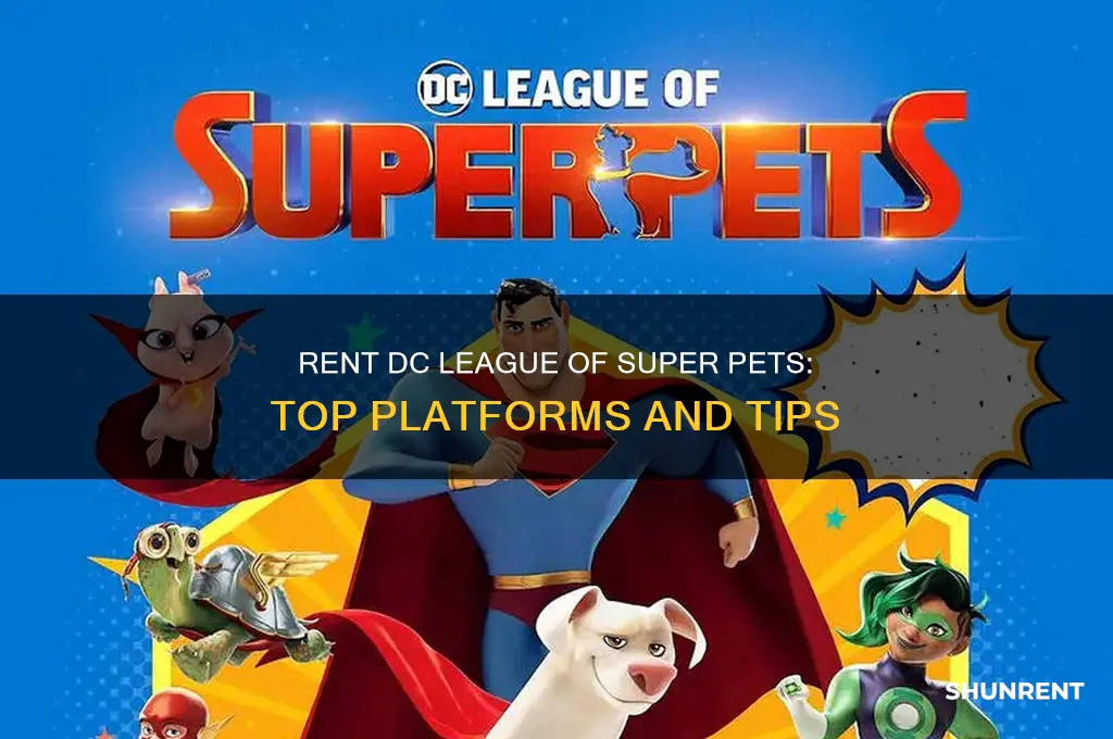 where to rent dc league of super pets