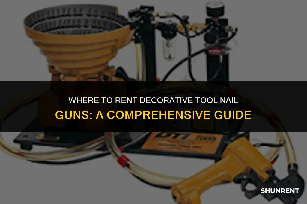 where to rent decorative tool nail gu