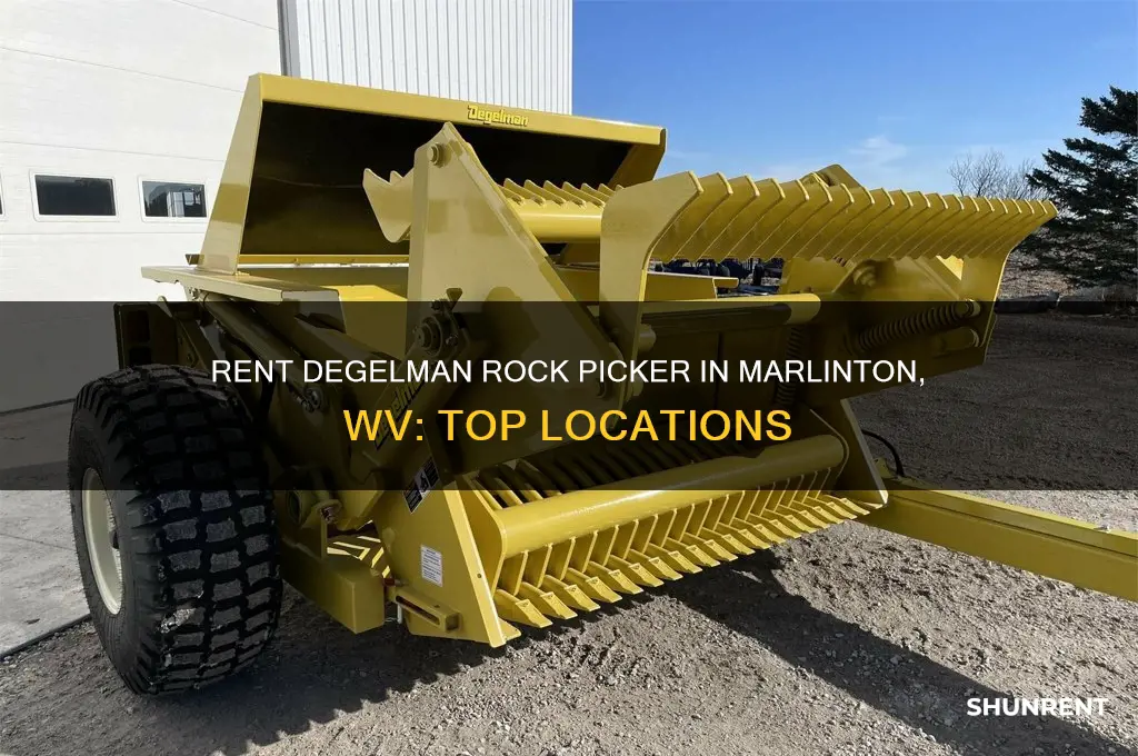 where to rent degelman rock picker marlinton wv