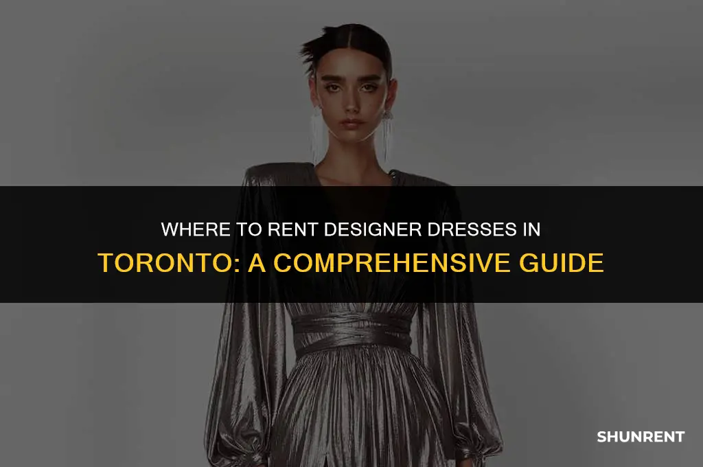 where to rent designer dresses in toronto