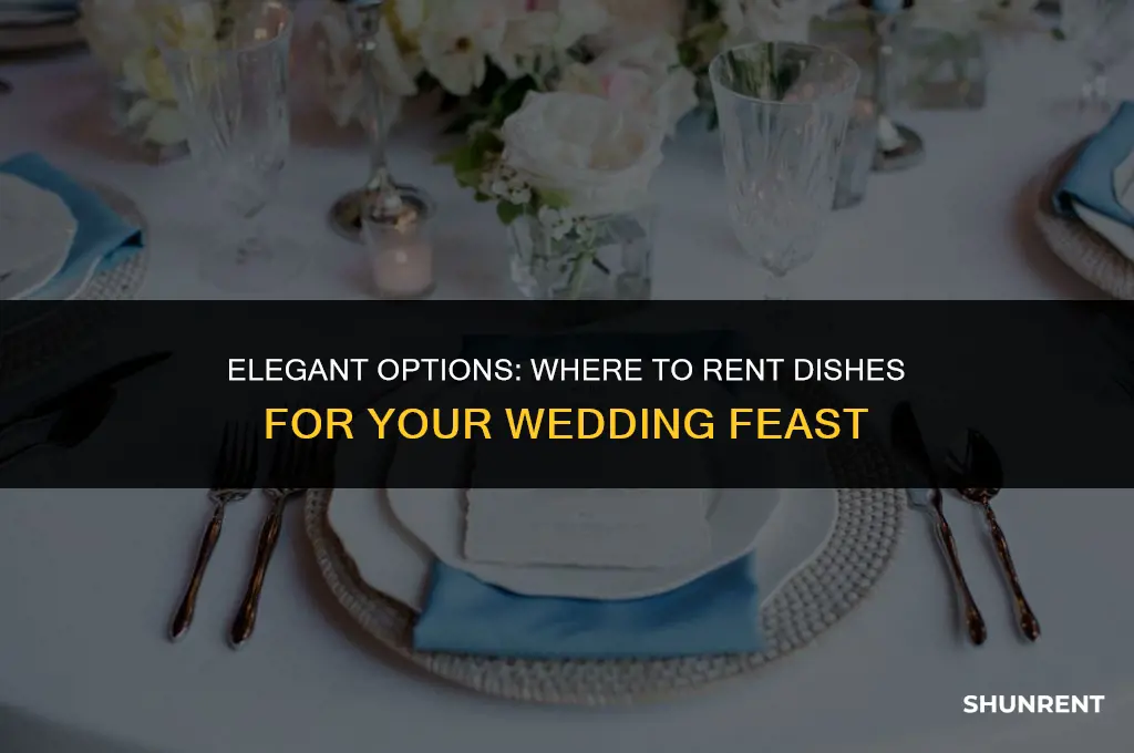 where to rent dishes for a wedding