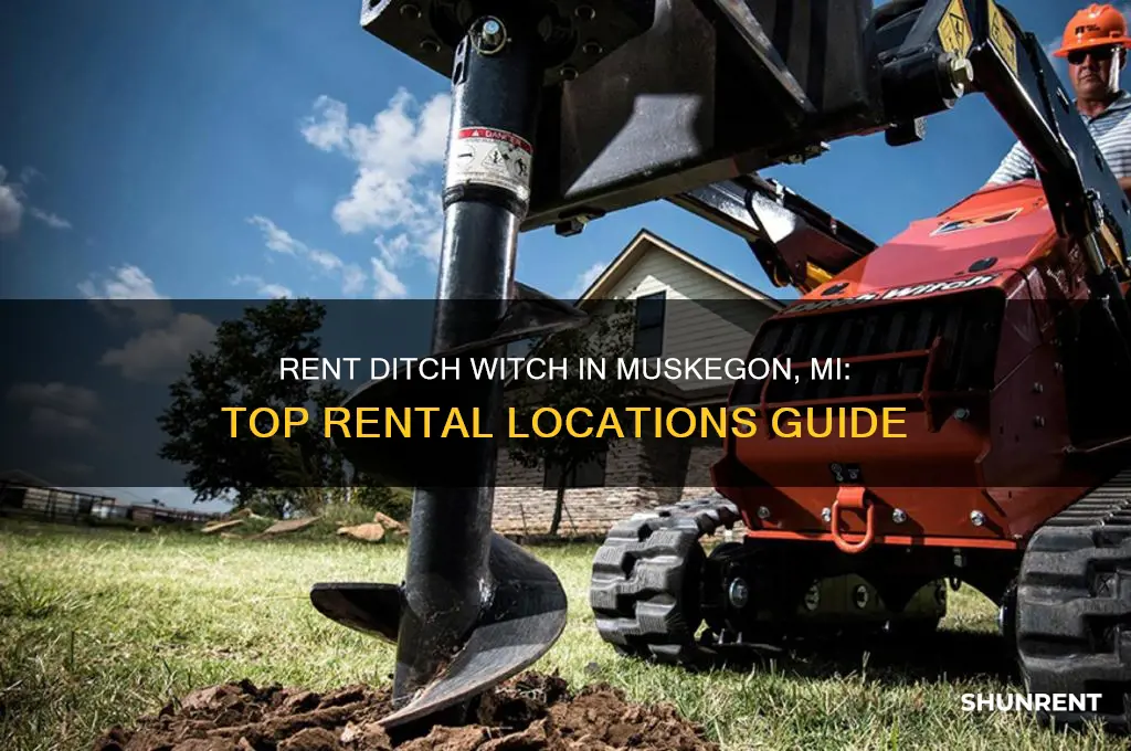 where to rent ditch witch in muskegon mi