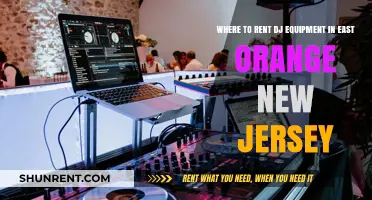 Top DJ Equipment Rental Spots in East Orange, NJ