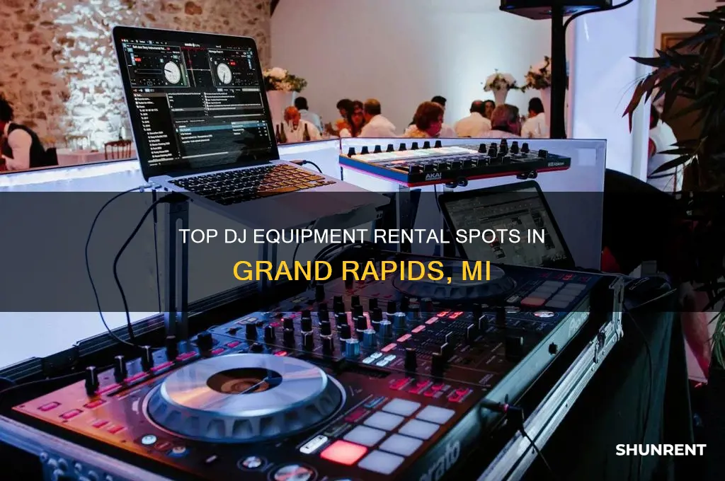 where to rent dj equipment in grand rapids mi