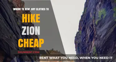 Affordable Dry Clothing Rentals for Hiking Zion National Park