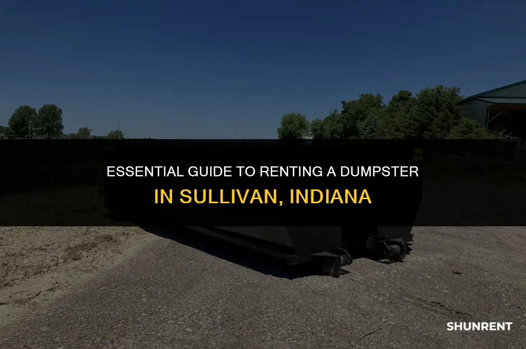 where to rent dumpster in sullivan indiana