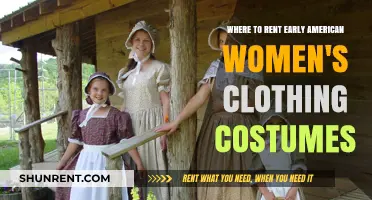 Rent Authentic Early American Women's Clothing Costumes: Top Sources