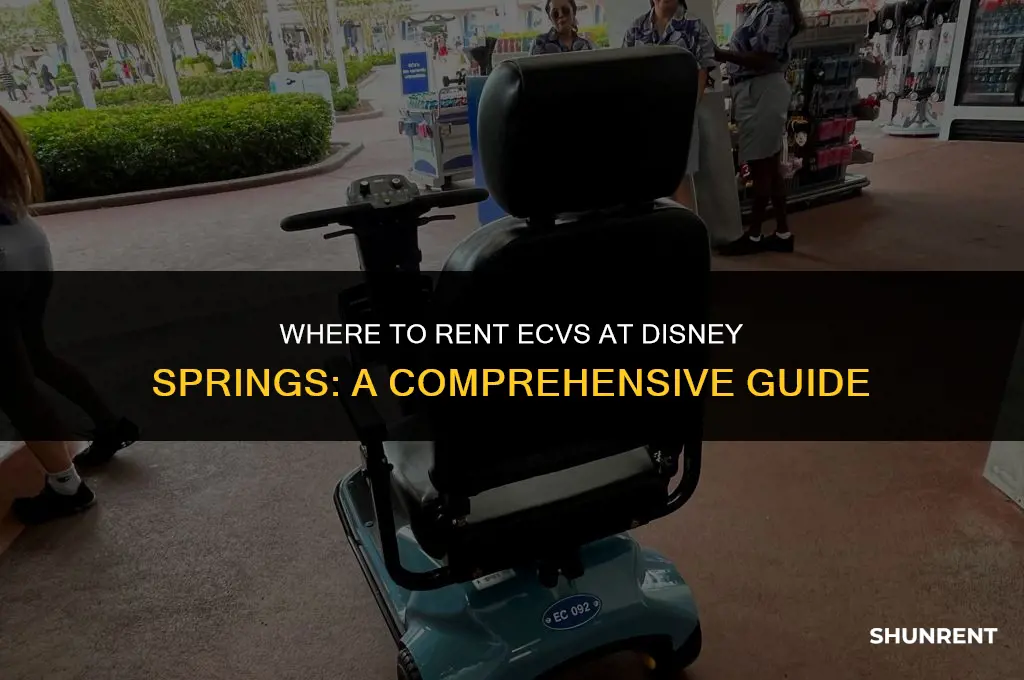 where to rent ecv at disney springs