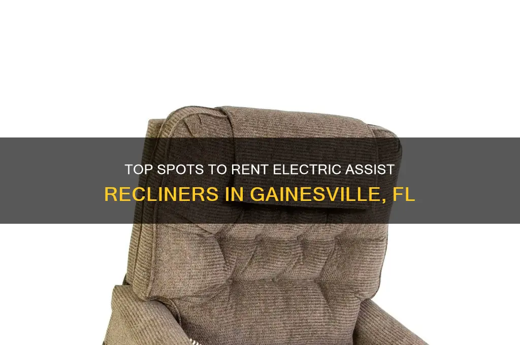 where to rent electric assist recliner gainesville fl