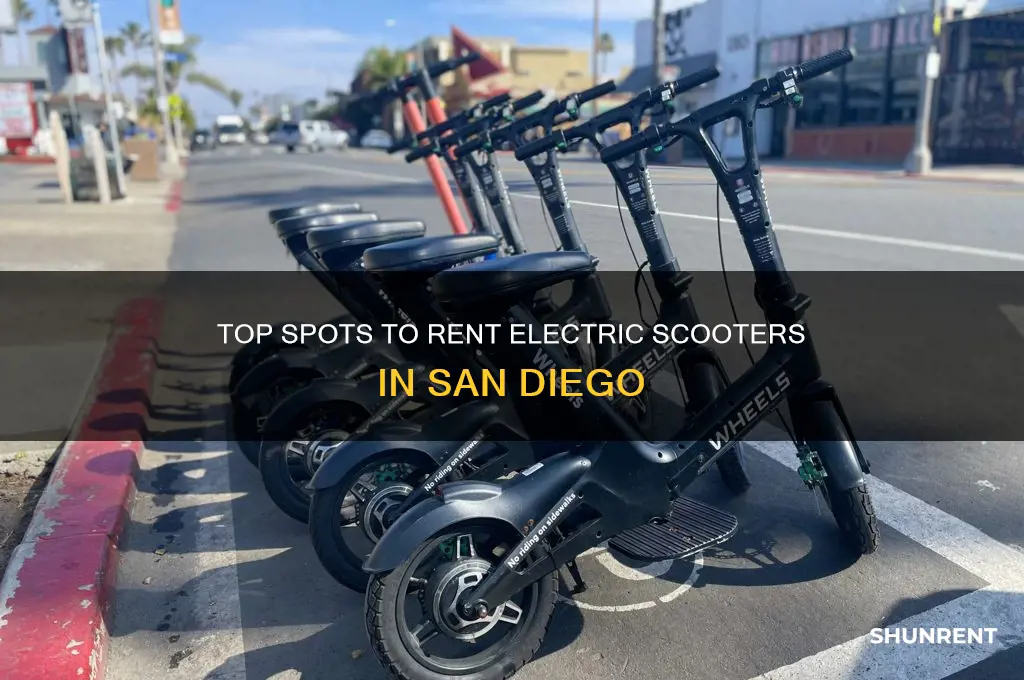 where to rent electric scooters in san diego