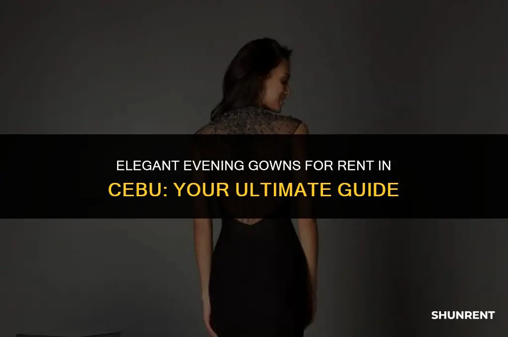where to rent evening gowns in cebu
