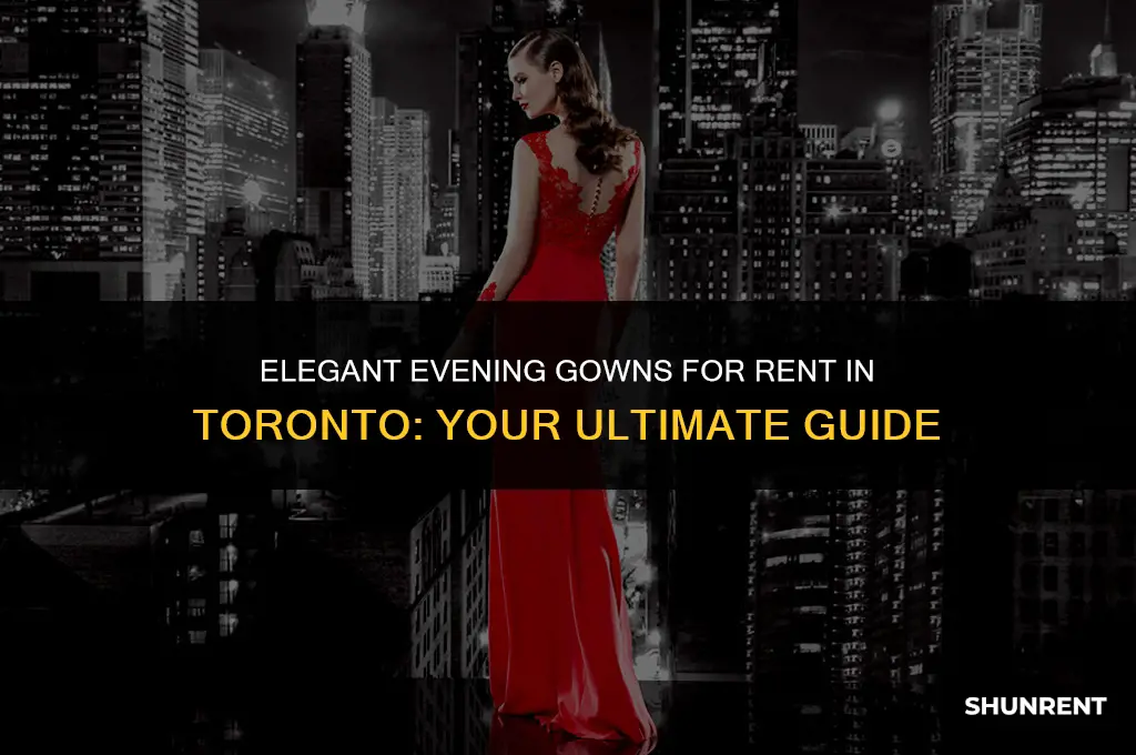 where to rent evening gowns in toronto