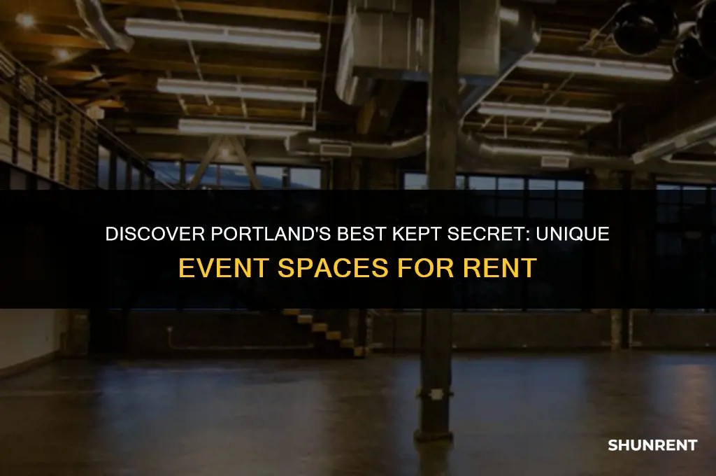 where to rent event space in portland