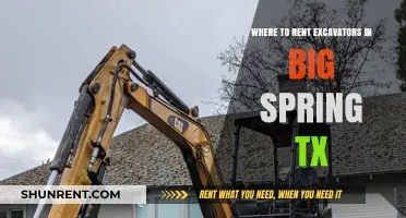 Top Excavator Rental Options in Big Spring, Texas: Your Guide