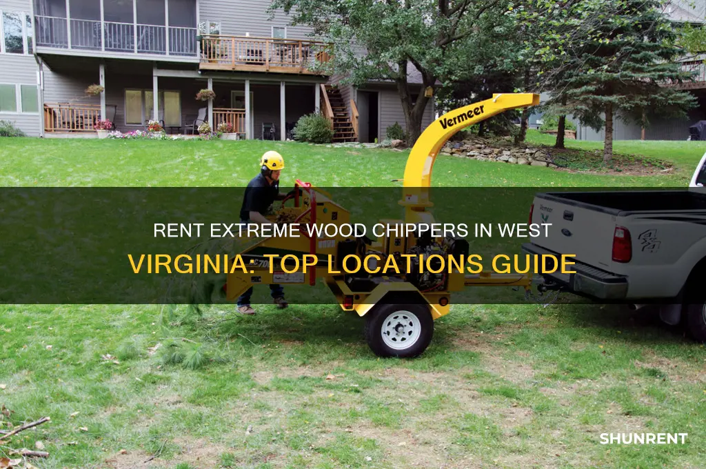 where to rent extreme wood chippers in west virginia
