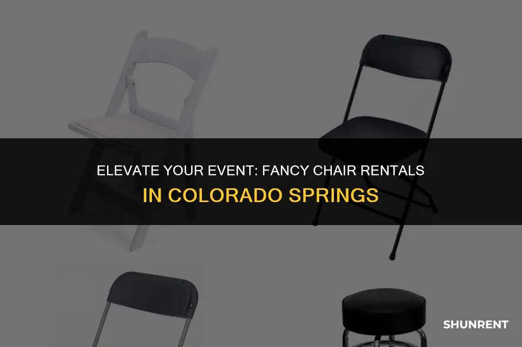 where to rent fancy chairs colorado springs