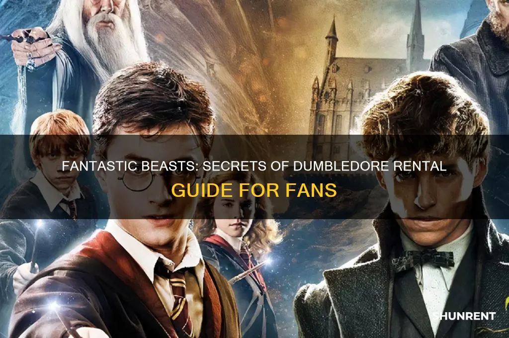 where to rent fantastic beasts secrets of dumbledore