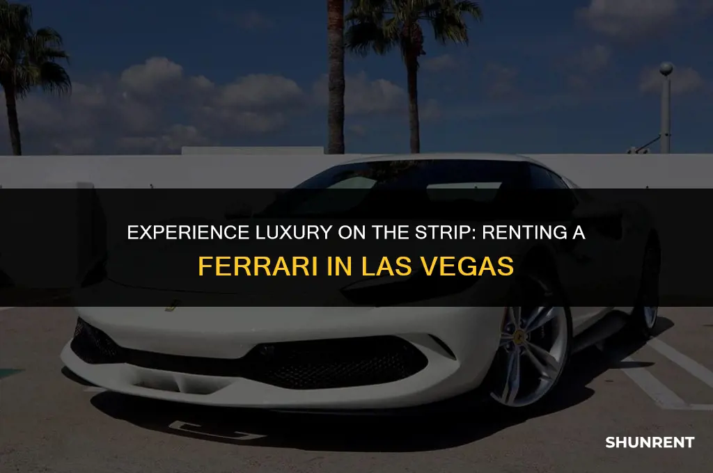 where to rent ferrari in las vegas