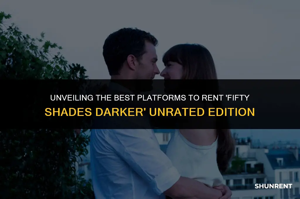 where to rent fifty shades darker unrated
