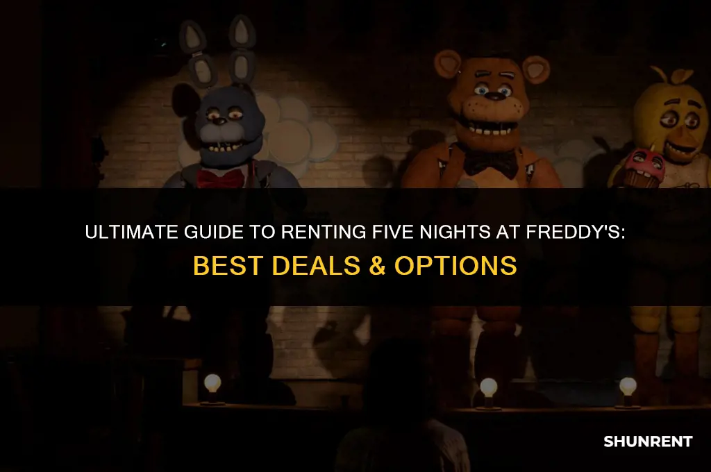 where to rent five nights at freddys