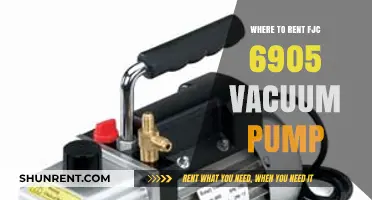 Where to Rent FJC 6905 Vacuum Pump: Your Ultimate Guide
